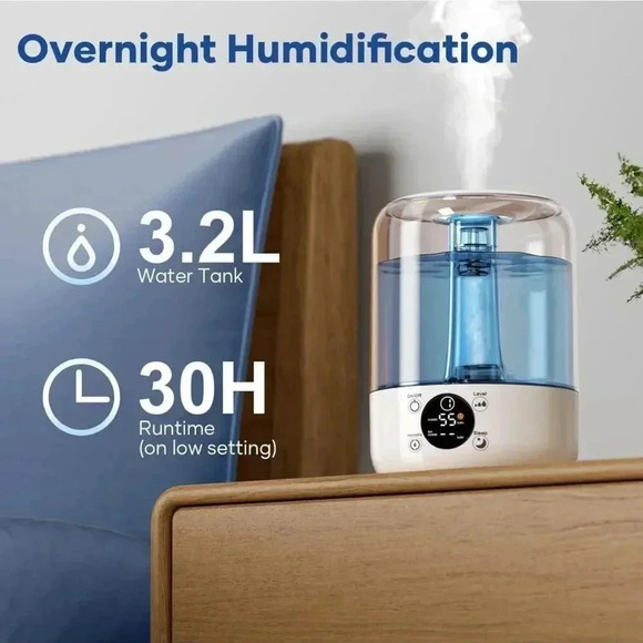 3.2L Ultrasonic Cool Mist Humidifier - Picture 6 of 6